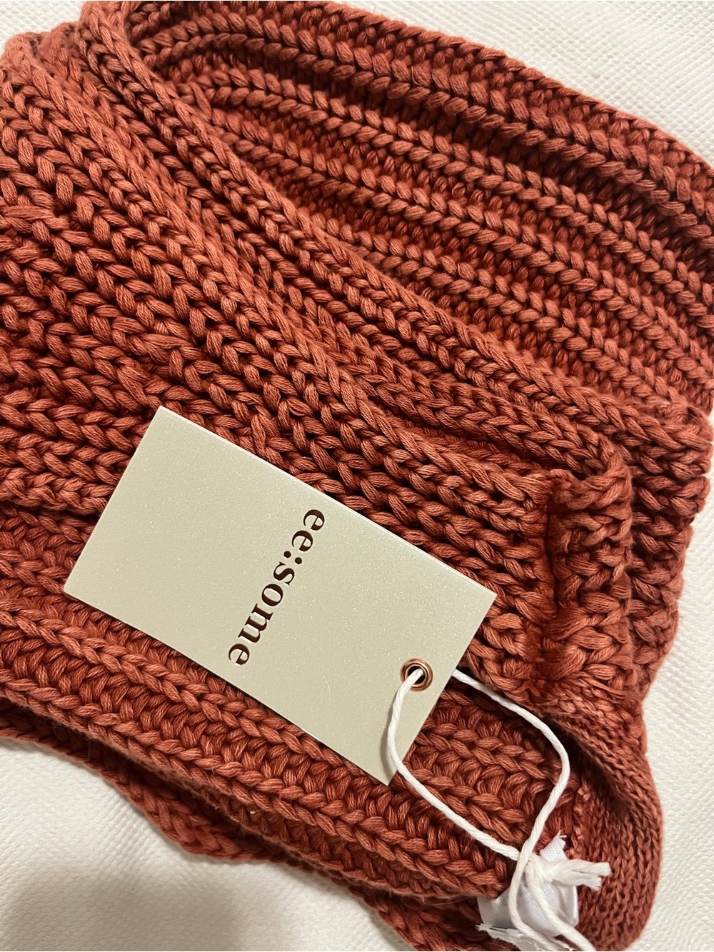 eesome Rust Ribbed V-Neck Button-Front Sweater Vest - Picture 4 of 4